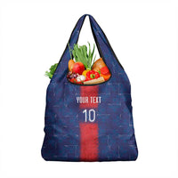 Custom Haiti National Football Grocery Bag Haiti Emblems Motif - Wonder Print Shop