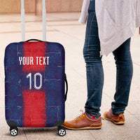 Custom Haiti National Football Luggage Cover Haiti Emblems Motif - Wonder Print Shop