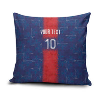 Custom Haiti National Football Pillow Cover Haiti Emblems Motif - Wonder Print Shop