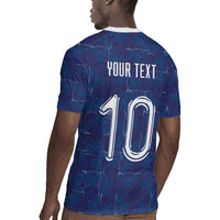 Custom Haiti National Football Rugby Jersey Haiti Emblems Motif - Wonder Print Shop