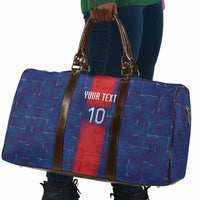 Custom Haiti National Football Travel Bag Haiti Emblems Motif - Wonder Print Shop