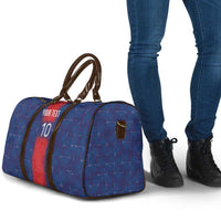 Custom Haiti National Football Travel Bag Haiti Emblems Motif - Wonder Print Shop