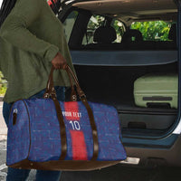 Custom Haiti National Football Travel Bag Haiti Emblems Motif - Wonder Print Shop