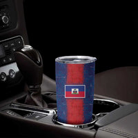 Custom Haiti National Football Tumbler Cup Haiti Emblems Motif - Wonder Print Shop