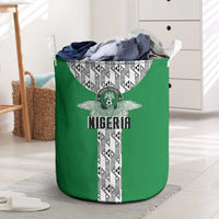 Nigeria National Football Laundry Basket Inspired Retro Style - Wonder Print Shop