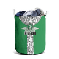Nigeria National Football Laundry Basket Inspired Retro Style - Wonder Print Shop