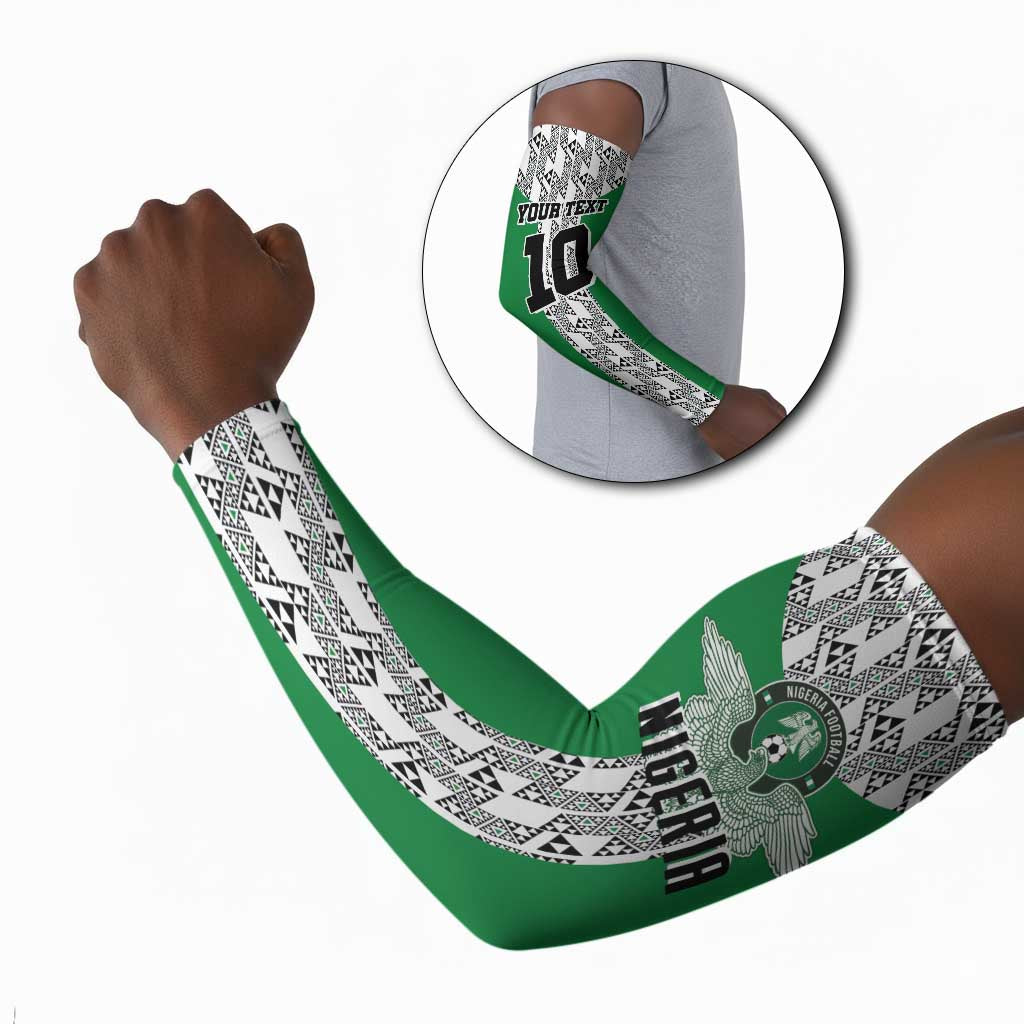 Custom Nigeria National Football Arm Sleeves Inspired Retro Style - Wonder Print Shop