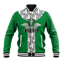 Custom Nigeria National Football Baseball Jacket Inspired Retro Style - Wonder Print Shop
