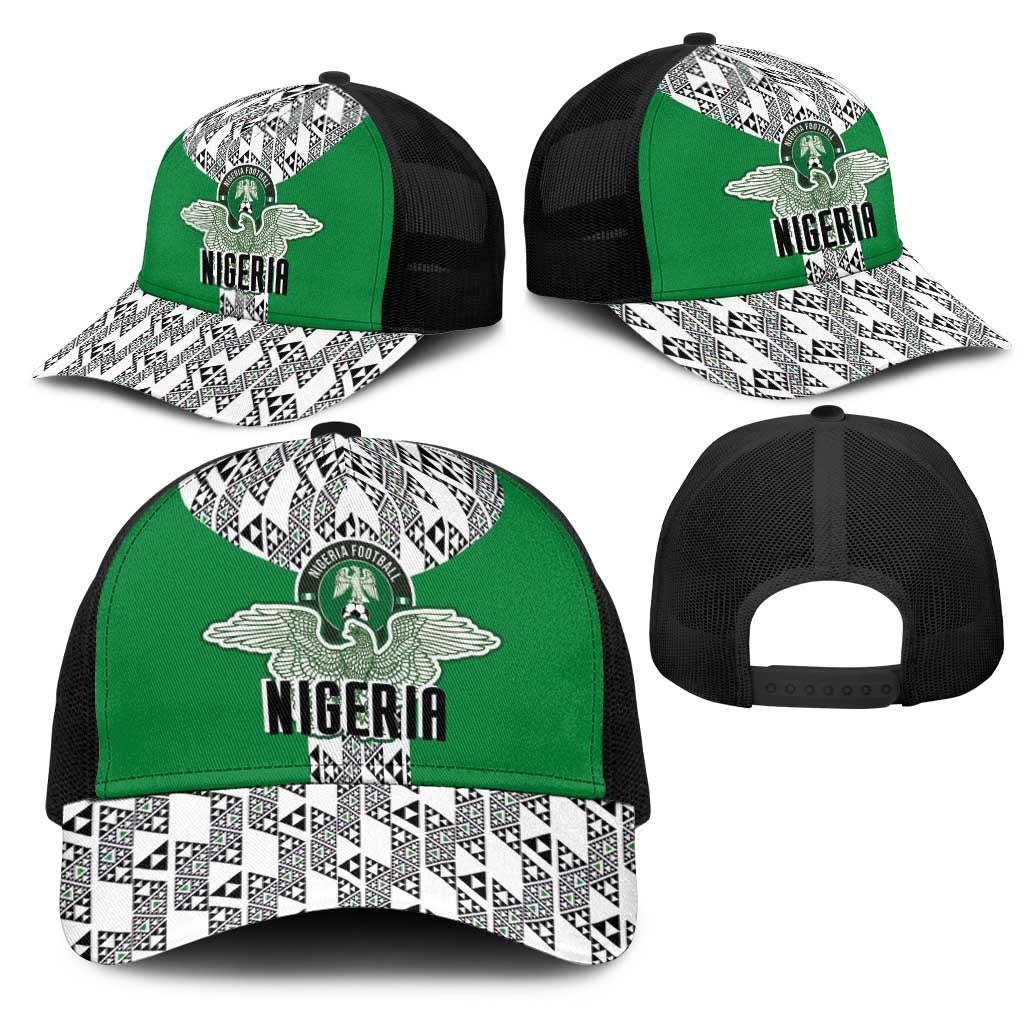 Nigeria National Football Baseball Net Cap Inspired Retro Style - Wonder Print Shop