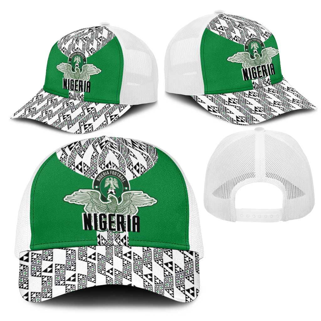 Nigeria National Football Baseball Net Cap Inspired Retro Style - Wonder Print Shop