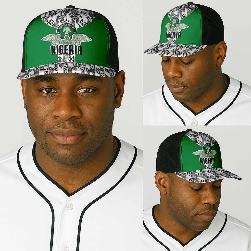 Nigeria National Football Baseball Net Cap Inspired Retro Style - Wonder Print Shop