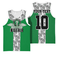 Custom Nigeria National Football Basketball Jersey Inspired Retro Style - Wonder Print Shop