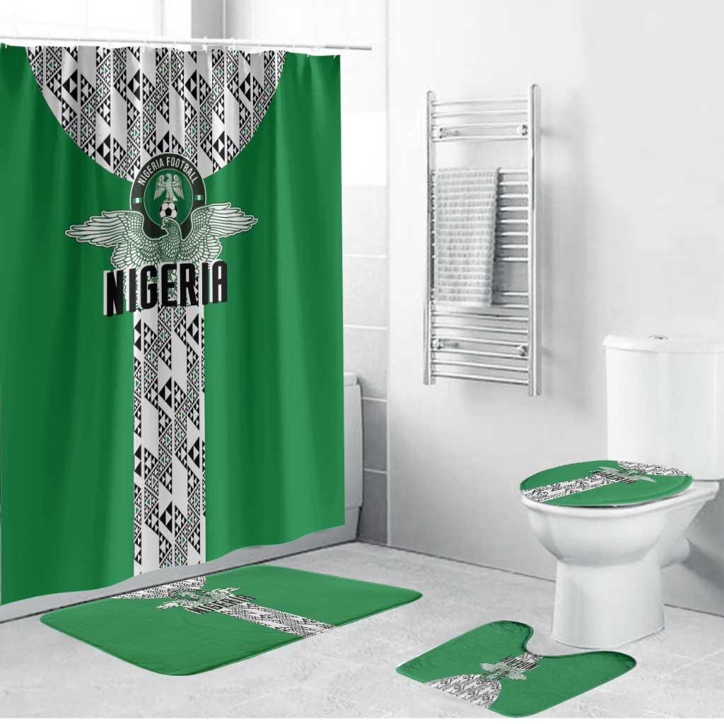 Nigeria National Football Bathroom Set Inspired Retro Style LT03