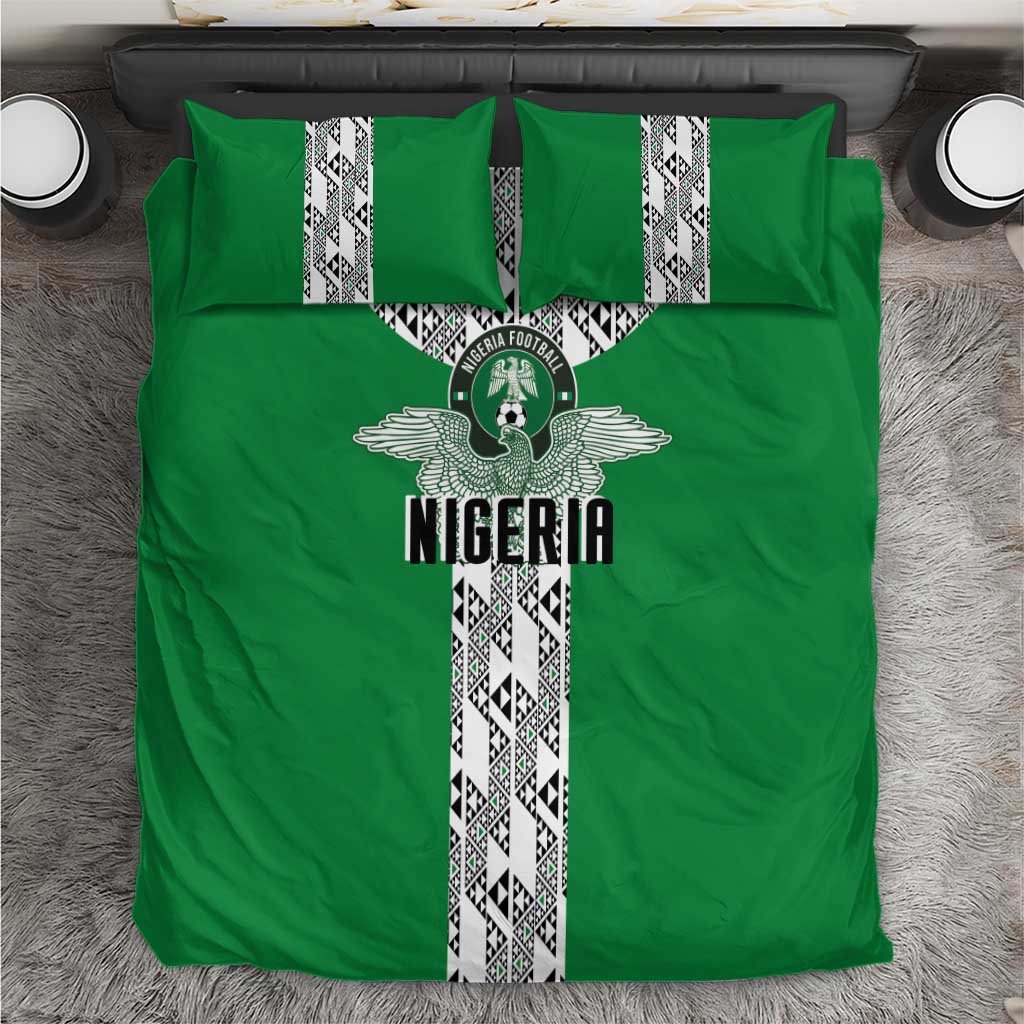 Nigeria National Football Bedding Set Inspired Retro Style - Wonder Print Shop