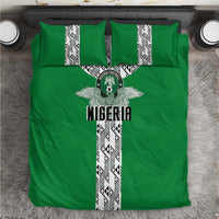 Nigeria National Football Bedding Set Inspired Retro Style - Wonder Print Shop