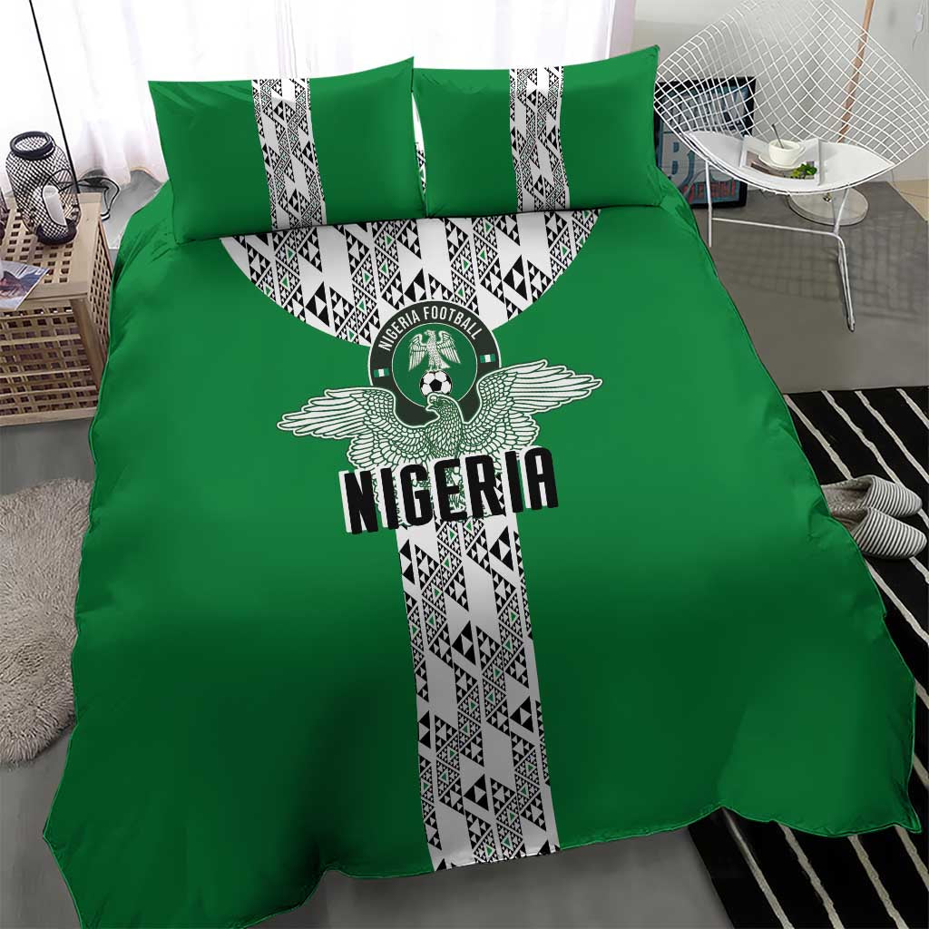 Nigeria National Football Bedding Set Inspired Retro Style - Wonder Print Shop