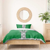 Nigeria National Football Bedding Set Inspired Retro Style - Wonder Print Shop