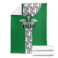 Nigeria National Football Blanket Inspired Retro Style - Wonder Print Shop