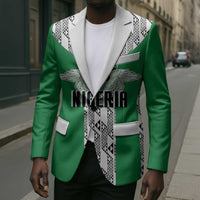 Custom Nigeria National Football Blazer Inspired Retro Style - Wonder Print Shop