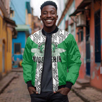 Custom Nigeria National Football Bomber Jacket Inspired Retro Style - Wonder Print Shop