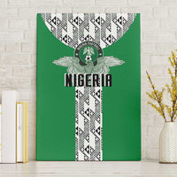 Nigeria National Football Canvas Wall Art Inspired Retro Style - Wonder Print Shop