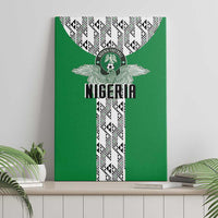 Nigeria National Football Canvas Wall Art Inspired Retro Style - Wonder Print Shop