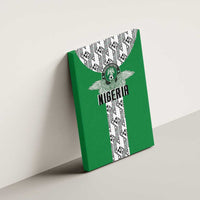 Nigeria National Football Canvas Wall Art Inspired Retro Style - Wonder Print Shop
