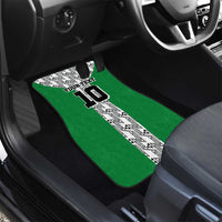 Custom Nigeria National Football Car Mats Inspired Retro Style - Wonder Print Shop