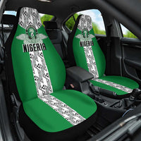 Nigeria National Football Car Seat Cover Inspired Retro Style - Wonder Print Shop
