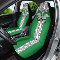 Nigeria National Football Car Seat Cover Inspired Retro Style - Wonder Print Shop