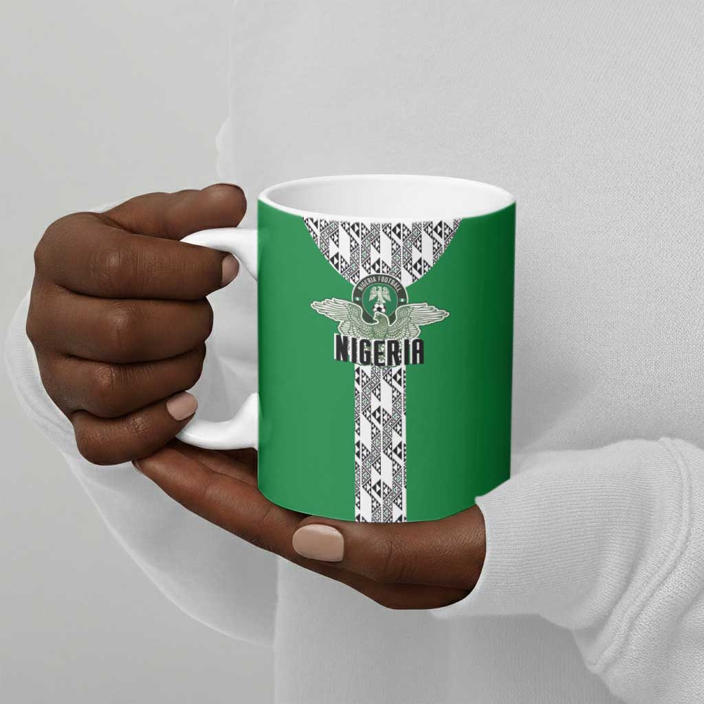 Custom Nigeria National Football Ceramic Mug Inspired Retro Style - Wonder Print Shop