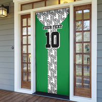 Custom Nigeria National Football Door Cover Inspired Retro Style - Wonder Print Shop