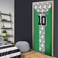 Custom Nigeria National Football Door Cover Inspired Retro Style - Wonder Print Shop