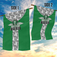 Nigeria National Football Garden Flag Inspired Retro Style - Wonder Print Shop