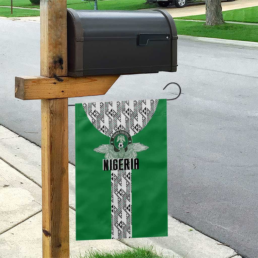 Nigeria National Football Garden Flag Inspired Retro Style - Wonder Print Shop