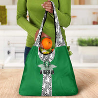 Nigeria National Football Grocery Bag Inspired Retro Style - Wonder Print Shop
