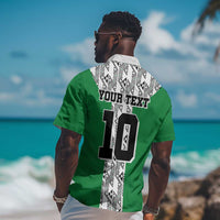 Custom Nigeria National Football Hawaiian Shirt Inspired Retro Style - Wonder Print Shop