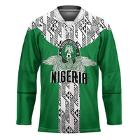 Custom Nigeria National Football Hockey Jersey Inspired Retro Style - Wonder Print Shop