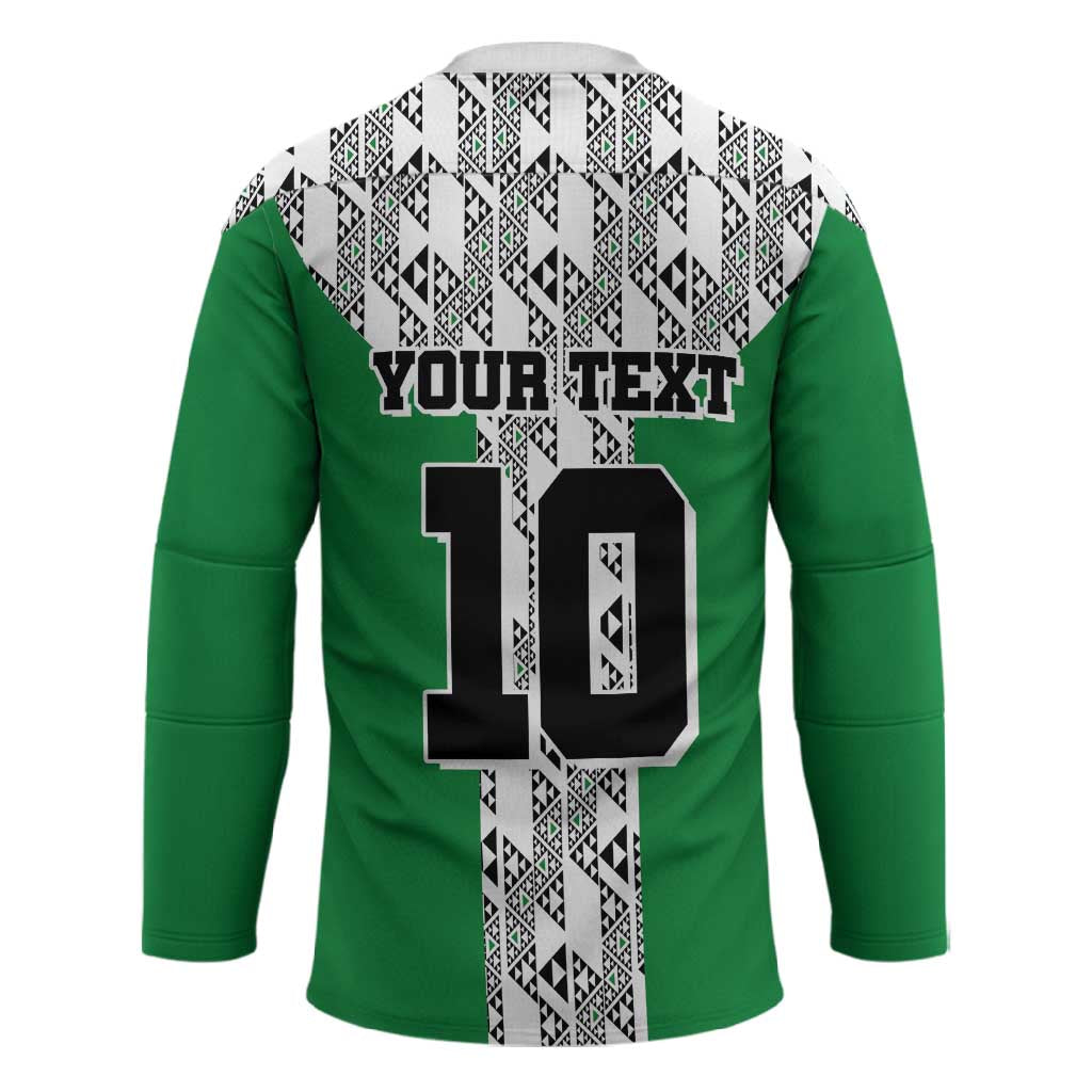 Custom Nigeria National Football Hockey Jersey Inspired Retro Style - Wonder Print Shop