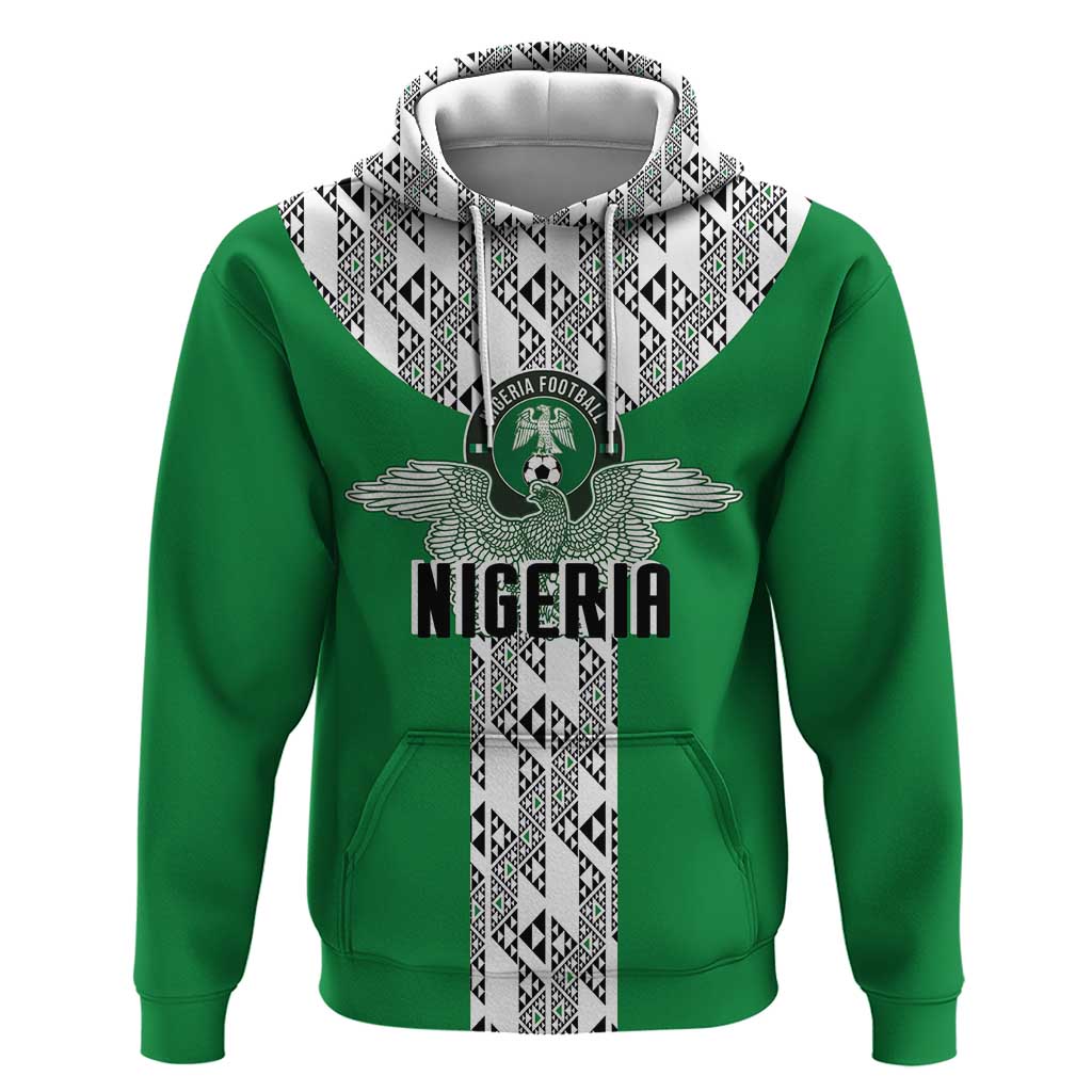 Custom Nigeria National Football Hoodie Inspired Retro Style - Wonder Print Shop
