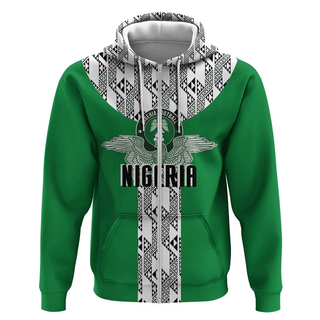 Custom Nigeria National Football Hoodie Inspired Retro Style - Wonder Print Shop