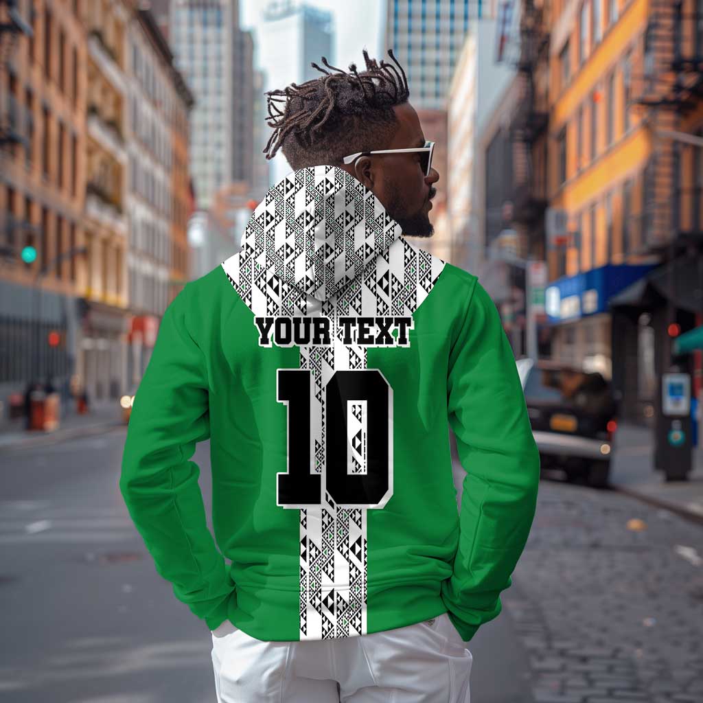 Custom Nigeria National Football Hoodie Inspired Retro Style - Wonder Print Shop