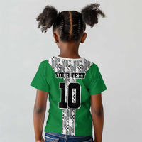 Custom Nigeria National Football Kid T shirt Inspired Retro Style - Wonder Print Shop