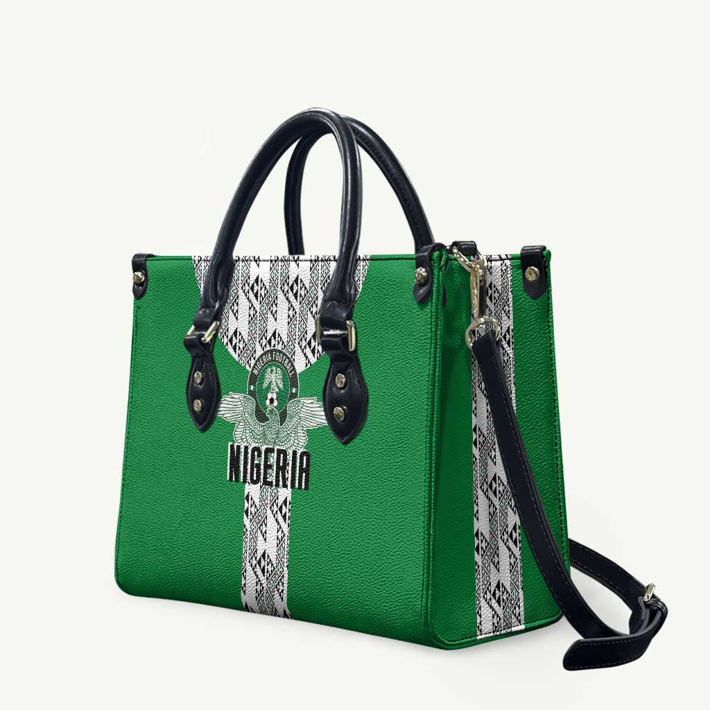 Nigeria National Football Leather Bag Inspired Retro Style - Wonder Print Shop
