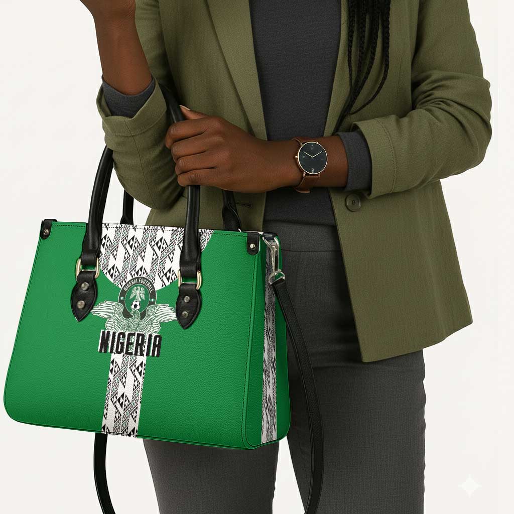 Nigeria National Football Leather Bag Inspired Retro Style - Wonder Print Shop