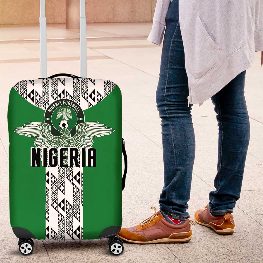 Nigeria National Football Luggage Cover Inspired Retro Style - Wonder Print Shop