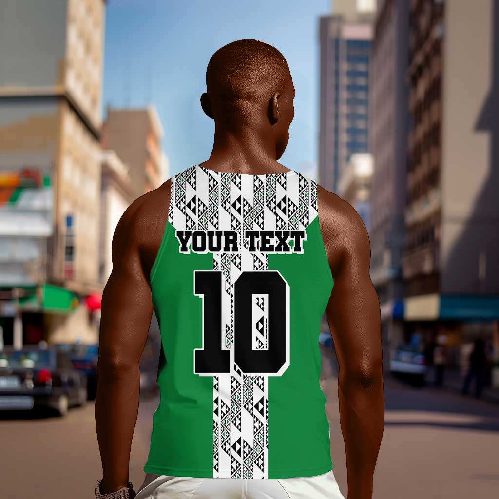 Custom Nigeria National Football Men Tank Top Inspired Retro Style - Wonder Print Shop