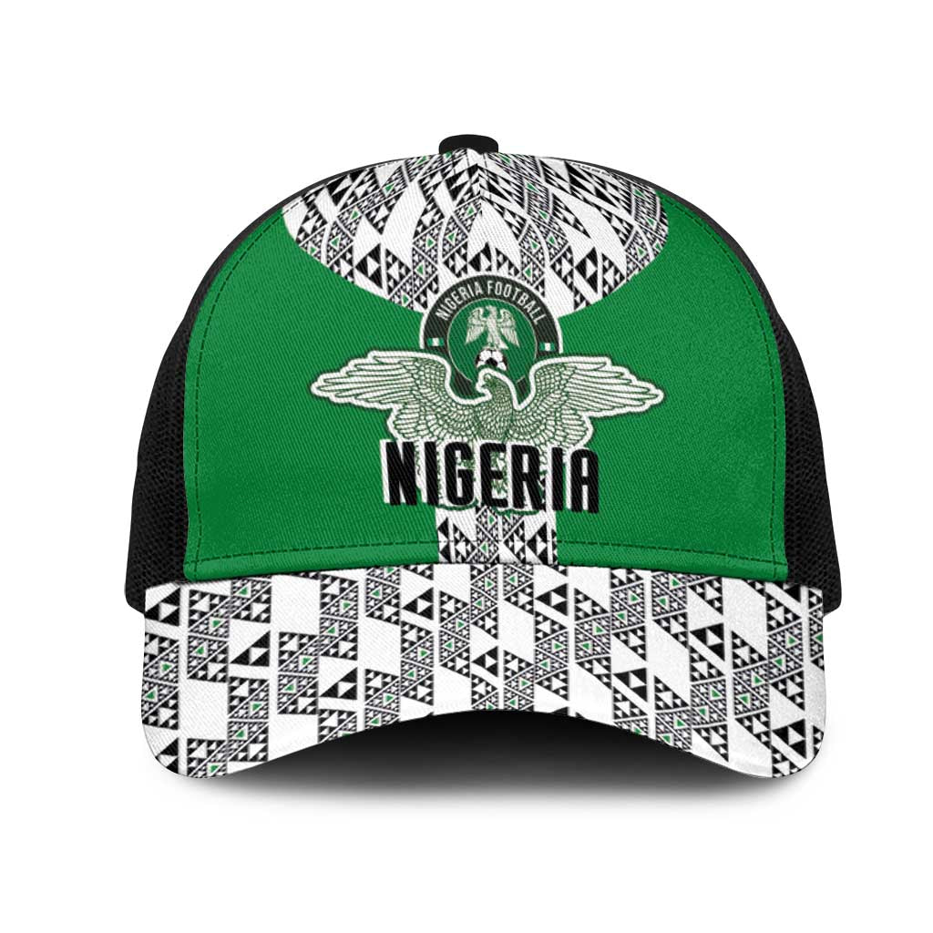 Nigeria National Football Mesh Trucker Cap Inspired Retro Style - Wonder Print Shop