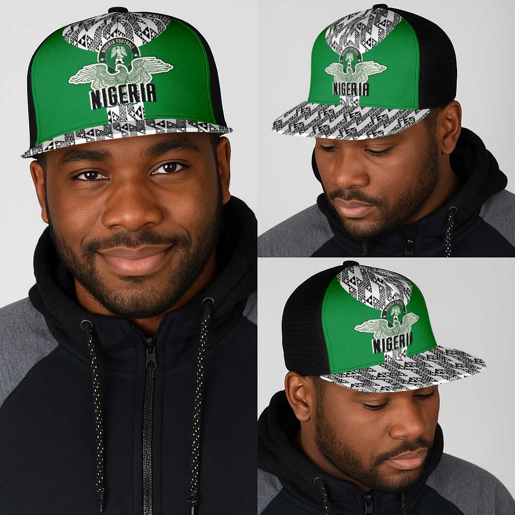 Nigeria National Football Mesh Trucker Cap Inspired Retro Style - Wonder Print Shop