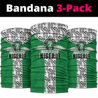 Nigeria National Football Neck Gaiter Inspired Retro Style - Wonder Print Shop